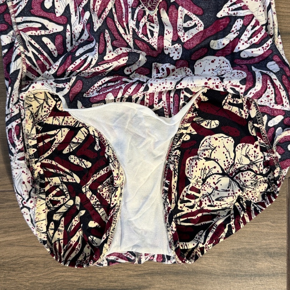 Vintage 1970s Women's One Piece Swimsuit‎ Boho Batik DEWEESE California Size 10 - Picture 16 of 16
